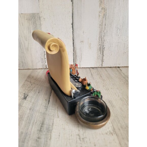 Yankee Candle Mouse AS IS typewriter Xmas tea light - Picture 10 of 14